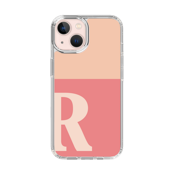 Slim Protection Case［ Original - initial two tone - R pink ］