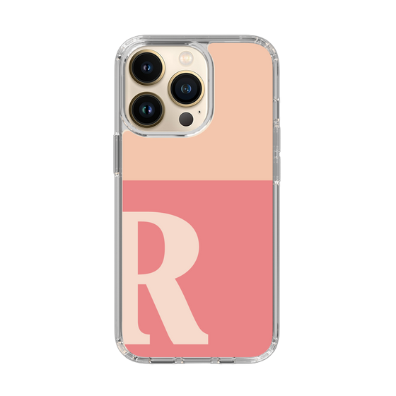 Slim Protection Case［ Original - initial two tone - R pink ］