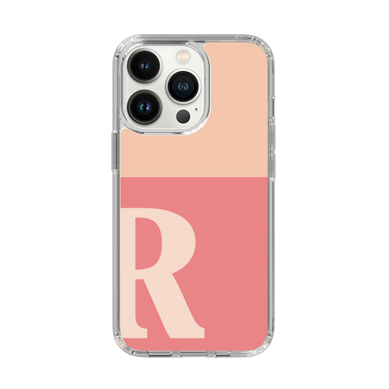 Slim Protection Case［ Original - initial two tone - R pink ］