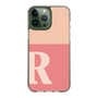 Slim Protection Case［ Original - initial two tone - R pink ］