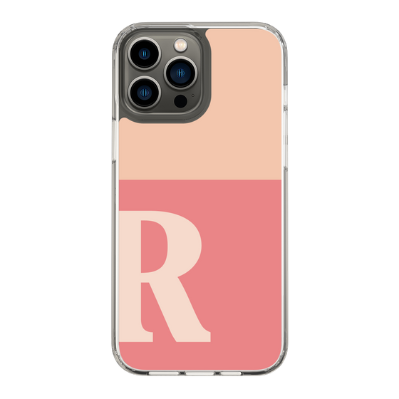 Slim Protection Case［ Original - initial two tone - R pink ］