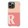 Slim Protection Case［ Original - initial two tone - R pink ］