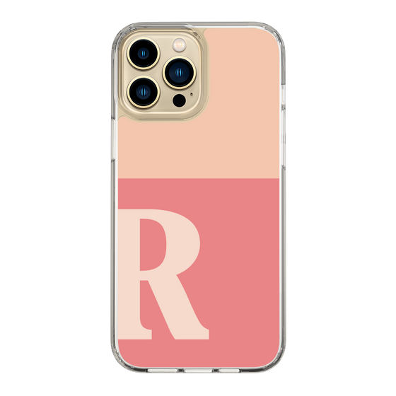 Slim Protection Case［ Original - initial two tone - R pink ］