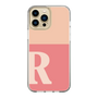 Slim Protection Case［ Original - initial two tone - R pink ］