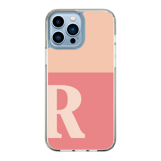 Slim Protection Case［ Original - initial two tone - R pink ］