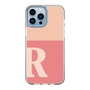 Slim Protection Case［ Original - initial two tone - R pink ］