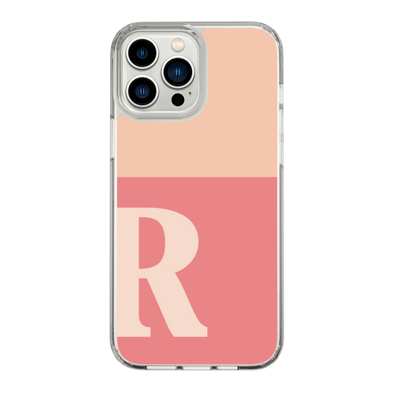 Slim Protection Case［ Original - initial two tone - R pink ］