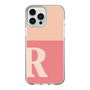 Slim Protection Case［ Original - initial two tone - R pink ］