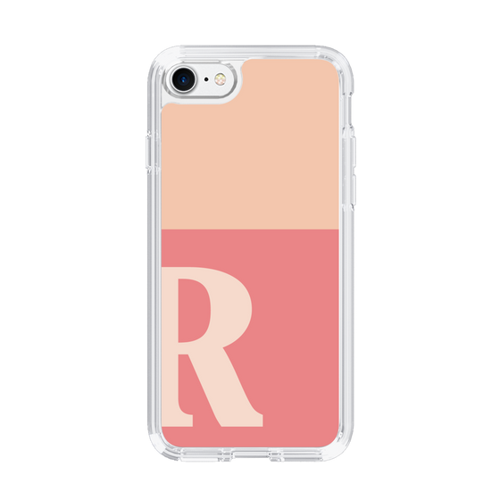 Slim Protection Case［ Original - initial two tone - R pink ］