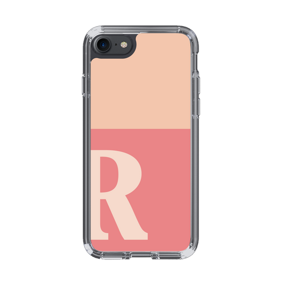 Slim Protection Case［ Original - initial two tone - R pink ］