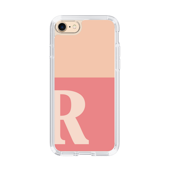 Slim Protection Case［ Original - initial two tone - R pink ］