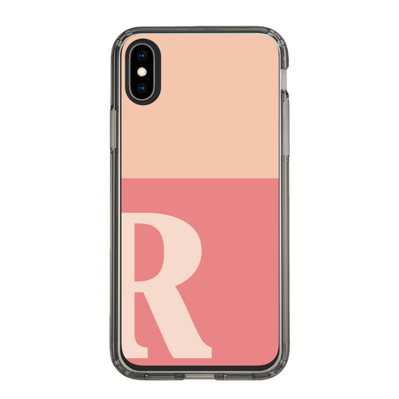 Slim Protection Case［ Original - initial two tone - R pink ］
