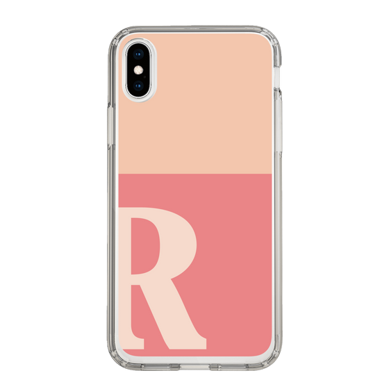 Slim Protection Case［ Original - initial two tone - R pink ］