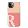 Slim Protection Case［ Original - initial two tone - R pink ］