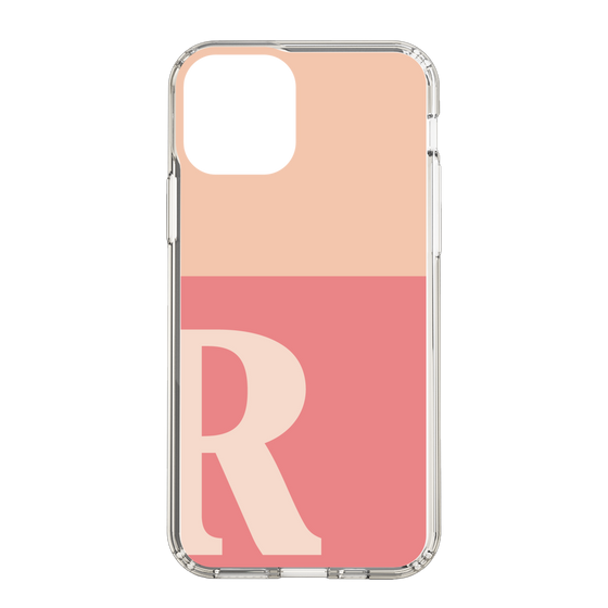 Slim Protection Case［ Original - initial two tone - R pink ］