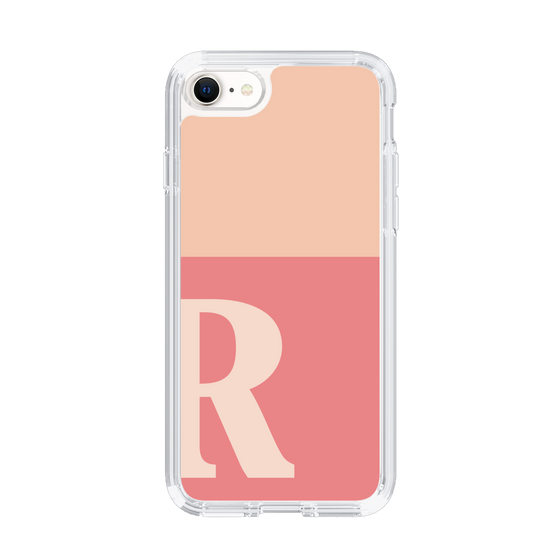 Slim Protection Case［ Original - initial two tone - R pink ］