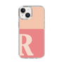 Slim Protection Case［ Original - initial two tone - R pink ］