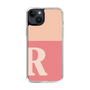 Slim Protection Case［ Original - initial two tone - R pink ］