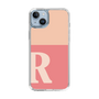 Slim Protection Case［ Original - initial two tone - R pink ］