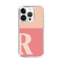Slim Protection Case［ Original - initial two tone - R pink ］