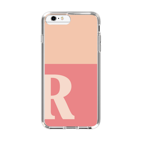Slim Protection Case［ Original - initial two tone - R pink ］