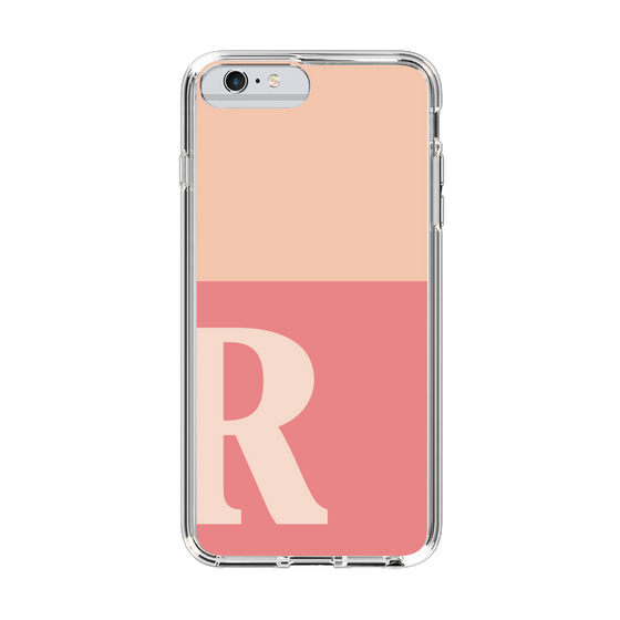 Slim Protection Case［ Original - initial two tone - R pink ］