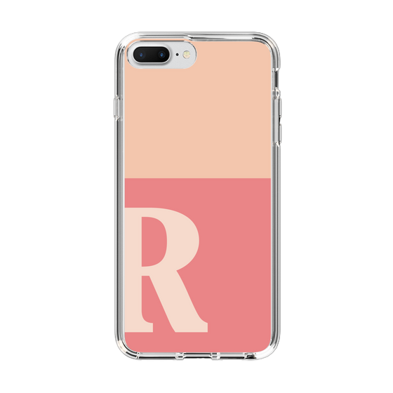 Slim Protection Case［ Original - initial two tone - R pink ］
