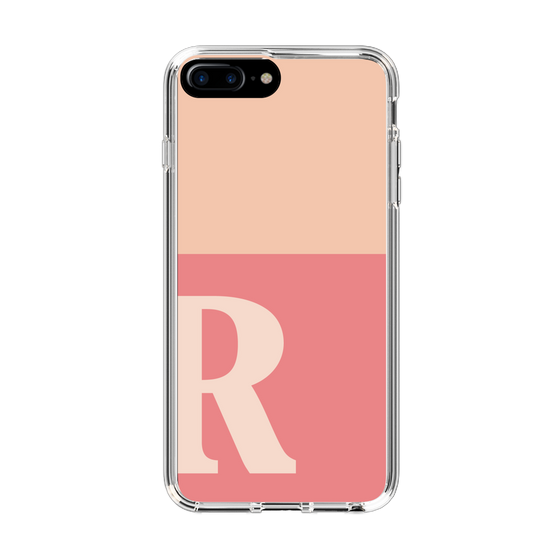 Slim Protection Case［ Original - initial two tone - R pink ］