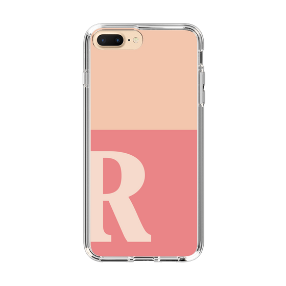 Slim Protection Case［ Original - initial two tone - R pink ］