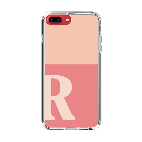 Slim Protection Case［ Original - initial two tone - R pink ］