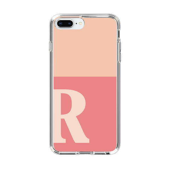 Slim Protection Case［ Original - initial two tone - R pink ］