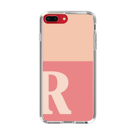 Slim Protection Case［ Original - initial two tone - R pink ］