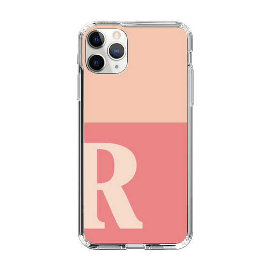 Slim Protection Case［ Original - initial two tone - R pink ］
