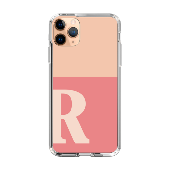 Slim Protection Case［ Original - initial two tone - R pink ］