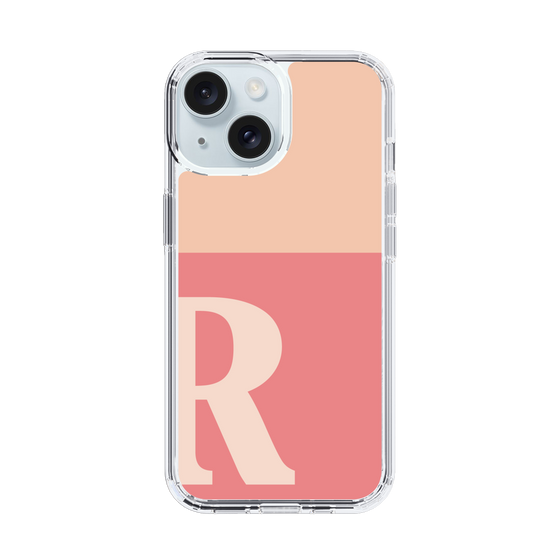 Slim Protection Case［ Original - initial two tone - R pink ］