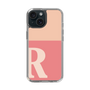 Slim Protection Case［ Original - initial two tone - R pink ］