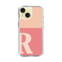 Slim Protection Case［ Original - initial two tone - R pink ］
