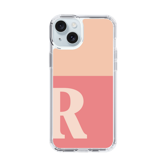 Slim Protection Case［ Original - initial two tone - R pink ］