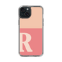 Slim Protection Case［ Original - initial two tone - R pink ］