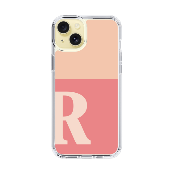 Slim Protection Case［ Original - initial two tone - R pink ］
