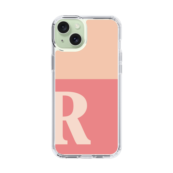 Slim Protection Case［ Original - initial two tone - R pink ］