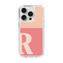 Slim Protection Case［ Original - initial two tone - R pink ］