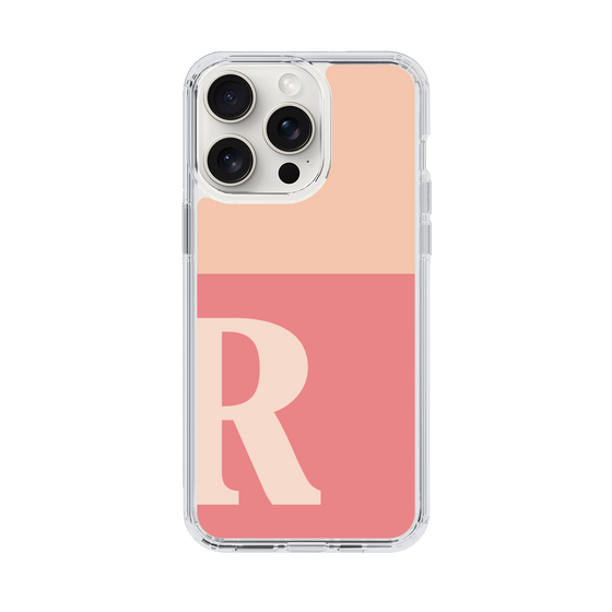 Slim Protection Case［ Original - initial two tone - R pink ］