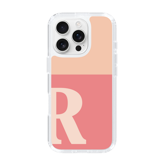 Slim Protection Case［ オリジナル - initial two tone - R pink ］