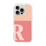 Slim Protection Case［ オリジナル - initial two tone - R pink ］