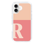 Slim Protection Case［ オリジナル - initial two tone - R pink ］