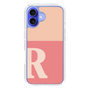 Slim Protection Case［ オリジナル - initial two tone - R pink ］