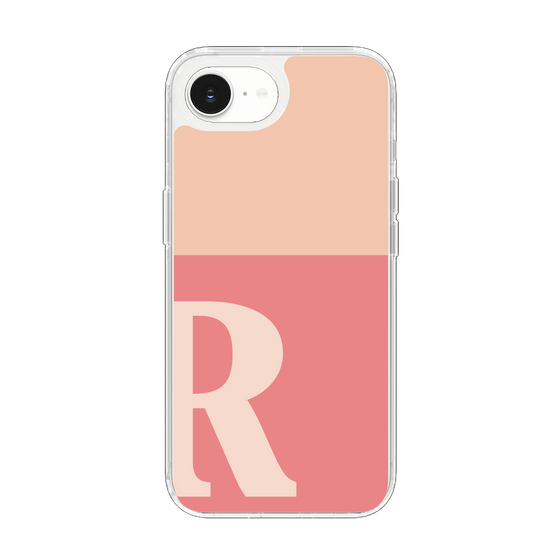 Slim Protection Case［ Original - initial two tone - R pink ］