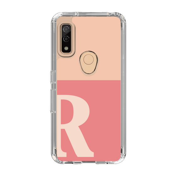Slim Protection Case［ Original - initial two tone - R pink ］