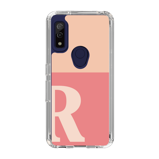 Slim Protection Case［ Original - initial two tone - R pink ］